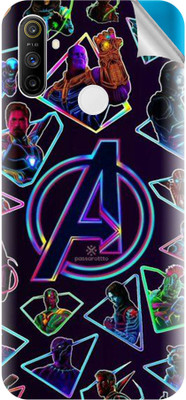 Snooky Realme Narzo 10A Mobile Skin(Multicolor)