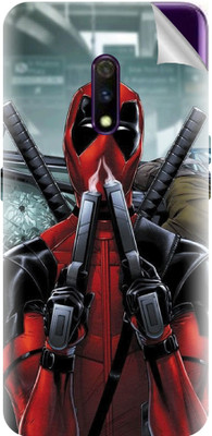 Snooky Realme X Mobile Skin(Red)