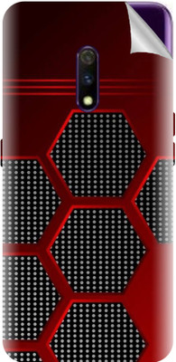 Snooky Realme X Mobile Skin(Red)