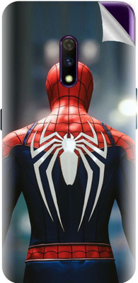 Snooky Realme X Mobile Skin(Red)