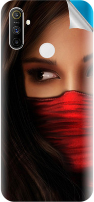 Snooky Realme Narzo 10A Mobile Skin(Red)
