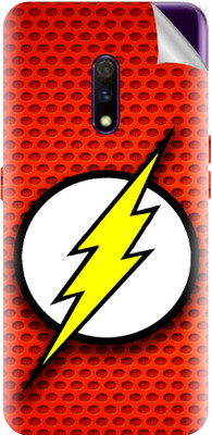 Snooky Realme X Mobile Skin(Red)