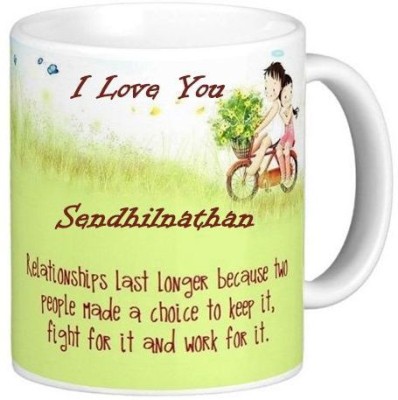 GNS Romantic Gift for Sendhilnathan Quotes 87 Ceramic Coffee Mug(330 ml)