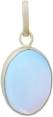 Takshila Gems Natural Opalite Pendant in Silver 7.25 Ratti / 6.52 Carat Lab Certified Silver Stone Pendant