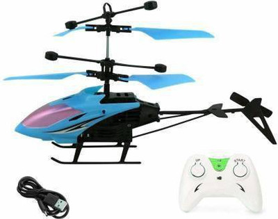 Kid Kraze Helicopter with Remote Control TOYS (Blue)(Blue)