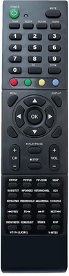 BhalTech VC114 LX291 V-MT22 LED LCD TV Compatible with LED LCD TV  VIDEOCON Remote Controller(Black)