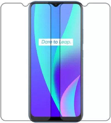 ISAAK Tempered Glass Guard for Realme C12(Pack of 2)