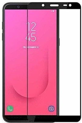 KloutCase Tempered Glass Guard for Samsung Galaxy J8, Samsung Galaxy J8, Edge to Edge Coverage Compatible, Samsung Galaxy On8(Pack of 1)
