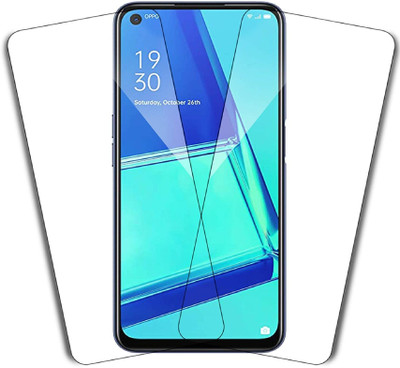 ISAAK Tempered Glass Guard for OPPO A53(Pack of 2)
