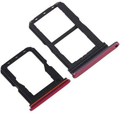 SIMWAY Sim Card Tray(Compatible With Vivo V15 Pro : Red)