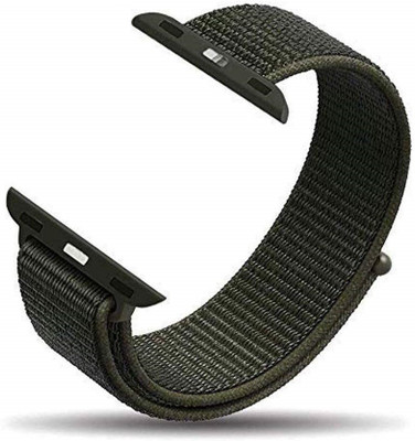 Slugabed Soft Lightweight Breathable Nylon Loop Sport 38mm/40mm Cargo Khaki Smart Watch Strap(Green)
