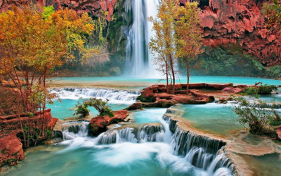 anshul internet point 45.72 cm BEAUTIFUL SCENERY 8 Self Adhesive Sticker(Pack of 1)