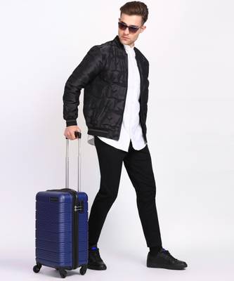 Small Cabin Suitcase (55 cm) - STREAK- Bright Blue - Blue