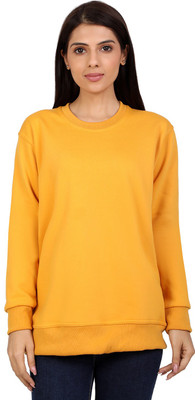 Be Savage Full Sleeve Solid Women Sweatshirt