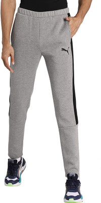 PUMA EVOSTRIPE Core Pants Striped Men Grey Track Pants