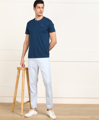 United Colors of Benetton Slim Fit Men Light Blue Trousers