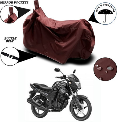 SEBONGO Waterproof Two Wheeler Cover for Yamaha(SZ-RR, Maroon)