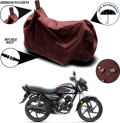 SEBONGO Waterproof Two Wheeler Cover for Honda(Dream Neo, Maroon)