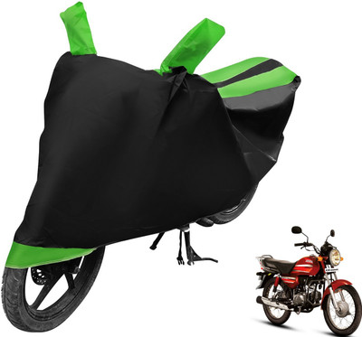 MOCKHE Two Wheeler Cover for Hero(CD Dawn, Black, Green)