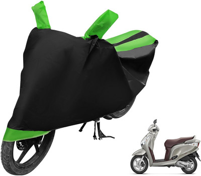 Auto Hub Two Wheeler Cover for Honda(Aviator, Black, Green)