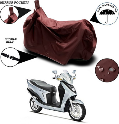 ANTHUB Waterproof Two Wheeler Cover for Hero(Maroon)