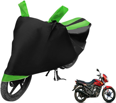 Auto Hub Two Wheeler Cover for TVS(Flame, Black, Green)