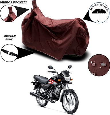 ANTHUB Waterproof Two Wheeler Cover for Honda(CD 110 Dream, Maroon)
