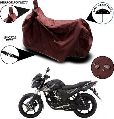 SEBONGO Waterproof Two Wheeler Cover for Yamaha(SZ-RR, Maroon)