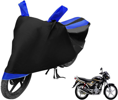 Auto Hub Two Wheeler Cover for Yamaha(Libero G5, Black, Blue)