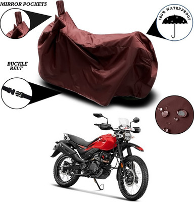 ANTHUB Waterproof Two Wheeler Cover for Hero(Xpulse 200T, Maroon)
