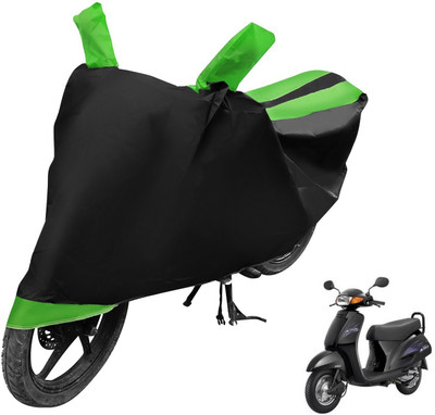 Auto Hub Two Wheeler Cover for Honda(Activa, Black, Green)
