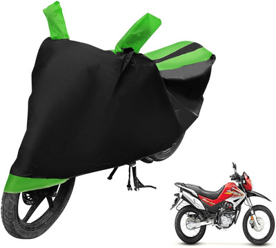 Auto Hub Two Wheeler Cover for Hero(Impulse, Black, Green)
