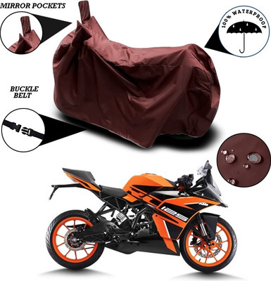 ANTHUB Waterproof Two Wheeler Cover for KTM(Maroon)