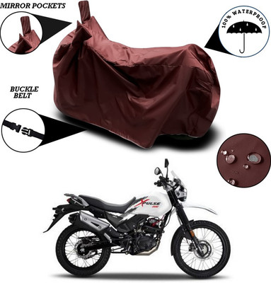 ANTHUB Waterproof Two Wheeler Cover for Hero(Xpulse 200T, Maroon)