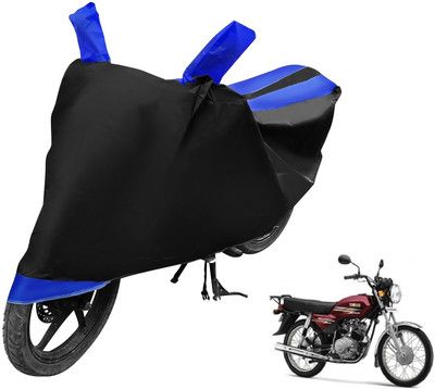 Auto Hub Two Wheeler Cover for Yamaha(Crux, Black, Blue)