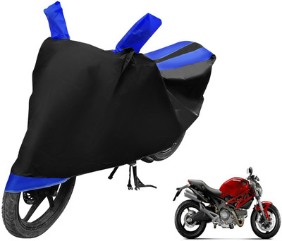 MOCKHE Two Wheeler Cover for Ducati(Monster 795, Black, Blue)