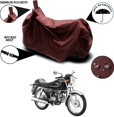 ANTHUB Waterproof Two Wheeler Cover for Hero(Splendor Pro Classic, Maroon)