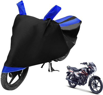 Auto Hub Two Wheeler Cover for TVS(Pheonix, Black, Blue)