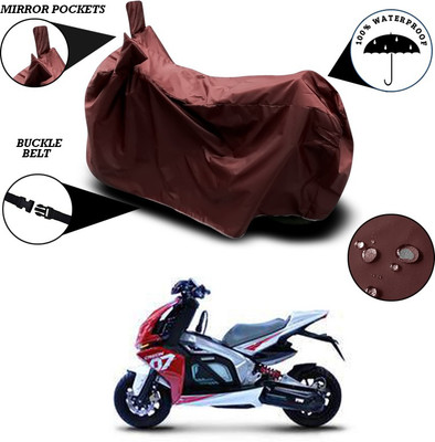 ANTHUB Waterproof Two Wheeler Cover for TVS(Maroon)