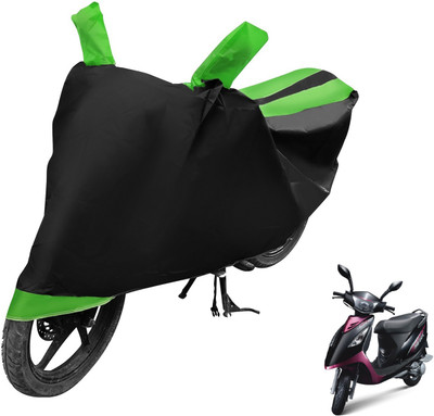 Auto Hub Two Wheeler Cover for TVS(Scooty Streak, Black, Green)
