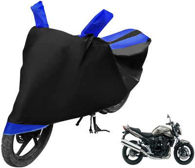 Auto Hub Two Wheeler Cover for Suzuki(Bandit, Black, Blue)