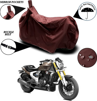 ANTHUB Waterproof Two Wheeler Cover for TVS(Maroon)