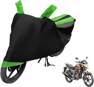 Auto Hub Two Wheeler Cover for Hero(Hunk, Black, Green)