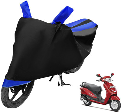 Auto Hub Two Wheeler Cover for Hero(Duet, Black, Blue)
