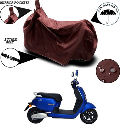 ANTHUB Waterproof Two Wheeler Cover for Okinawa(Lite, Maroon)