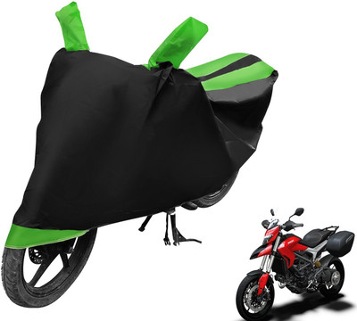 Auto Hub Two Wheeler Cover for Ducati(Hyperstrada, Black, Green)