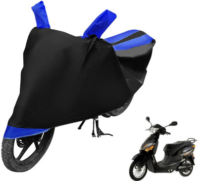 Auto Hub Two Wheeler Cover for Hero(Electric Zippy, Black, Blue)