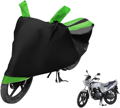 Auto Hub Two Wheeler Cover for LML(Freedom, Black, Green)