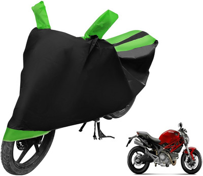 Auto Hub Two Wheeler Cover for Ducati(Monster 795, Black, Green)