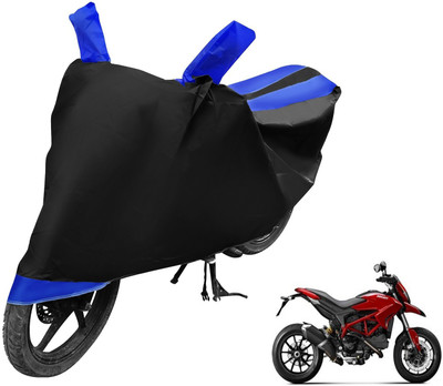 MOCKHE Two Wheeler Cover for Ducati(Hypermotard, Black, Blue)